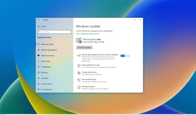 Windows 10 Pro 및 Home에서 업데이트를 비활성화하는 방법