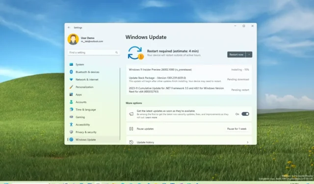Windows 11 build 26002 aggiunge nuove funzionalità di risparmio energetico e aggiorna l’elenco Wi-Fi