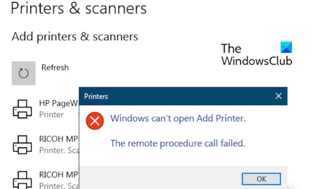 Windows no puede abrir Agregar impresora [Reparar]