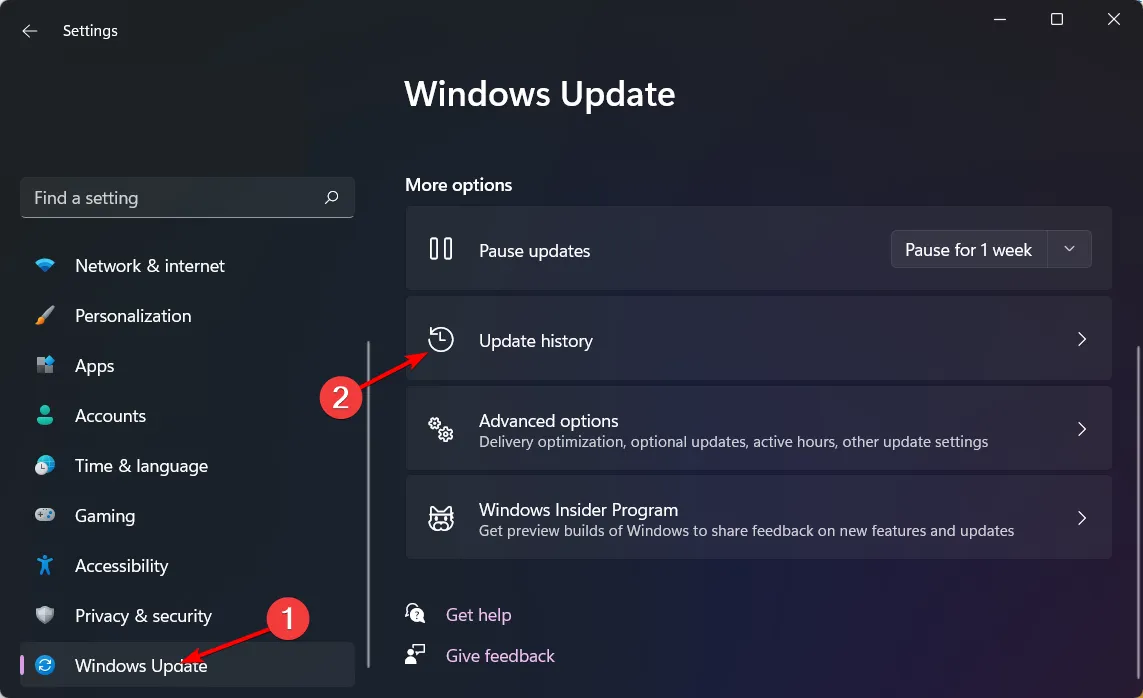 windows-update-history logitehc 統一不起作用