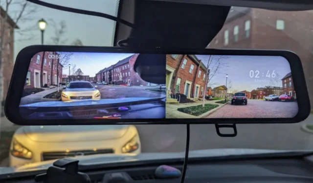 Recensione della dash cam a specchio Wolfbox G900 4K