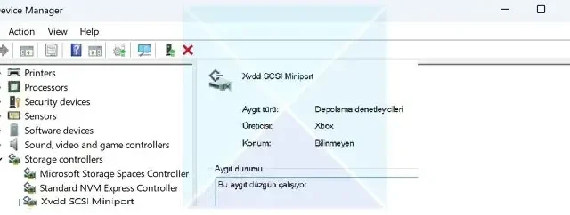 Solucionar problemas de minipuerto SCSI Xvdd en Windows 11/10
