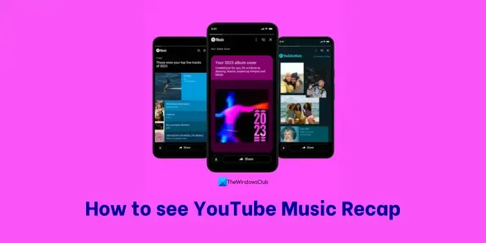 Comment voir le récapitulatif de YouTube Music