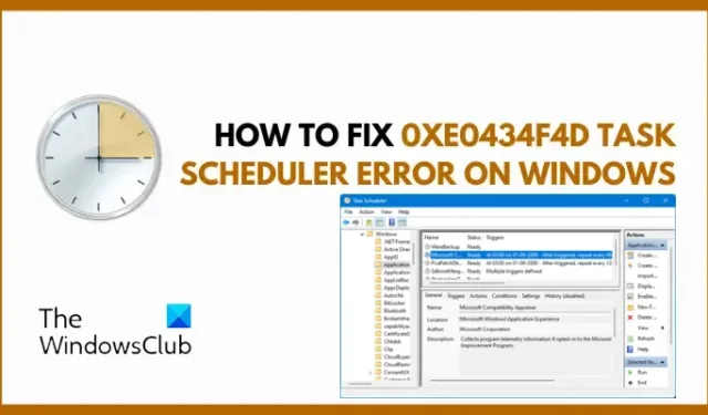 Fix 0xE0434f4d Taakplannerfout op Windows-computer