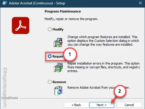 Er is een fout gedetecteerd met een vereiste toepassingsfout in Adobe Acrobat XI Pro