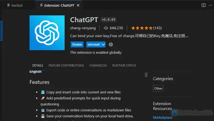 Le migliori estensioni ChatGPT per VS Code