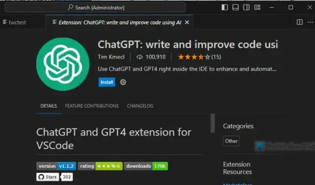 Le migliori estensioni ChatGPT per VS Code
