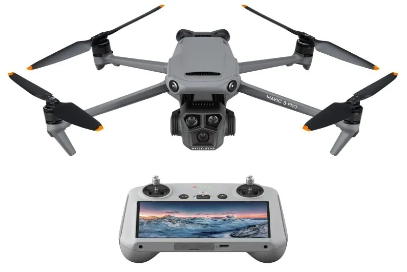 Uno de los mejores drones profesionales con cámara, el kit DJI Mavic 3 Pro.