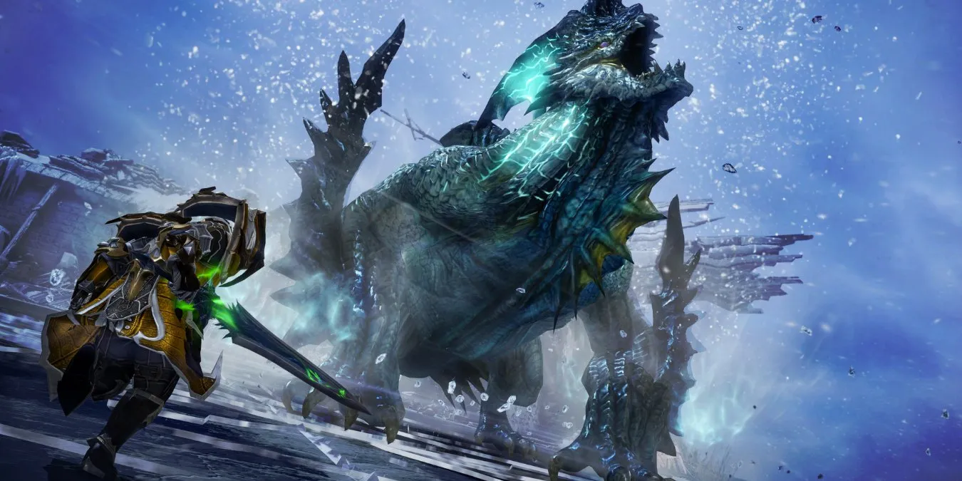 Schermafbeelding van verloren Ark-monster
