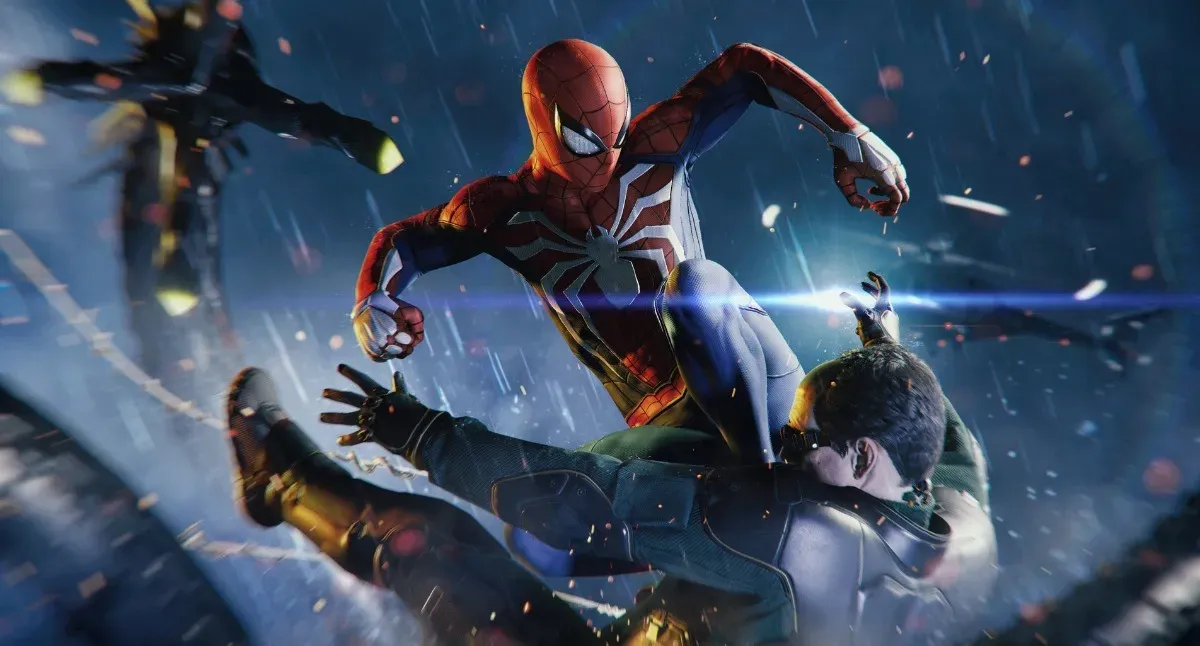 Captura de tela do Homem-Aranha Remasterizado da Marvel