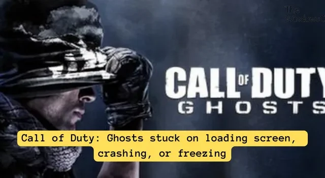 Call of Duty: Ghost가 로딩 화면에서 멈추거나 PC 또는 Xbox에서 충돌하거나 멈춥니다.
