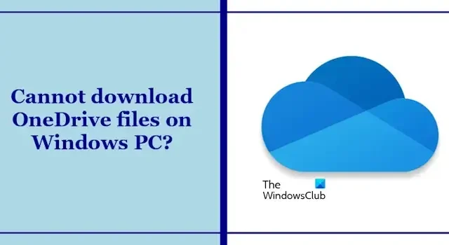 ¿No puedes descargar archivos de OneDrive en una PC con Windows?