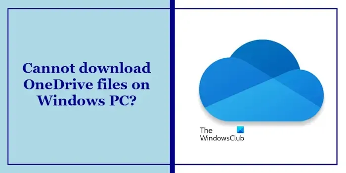 No puedo descargar archivos de OneDrive en la PC