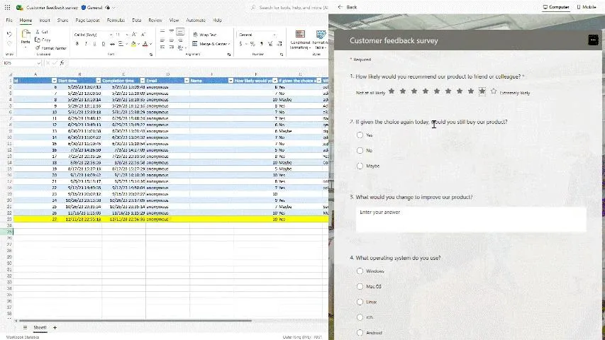 Excel 微軟表格