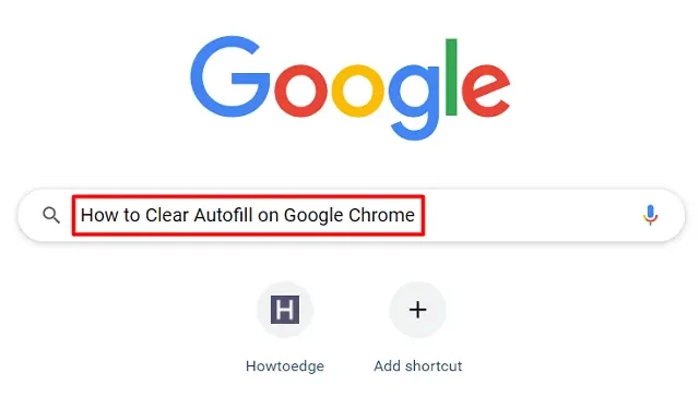 So löschen Sie Autofill-Einträge in Chrome