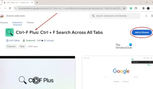 Comment rechercher du texte dans tous les onglets de Chrome et Edge