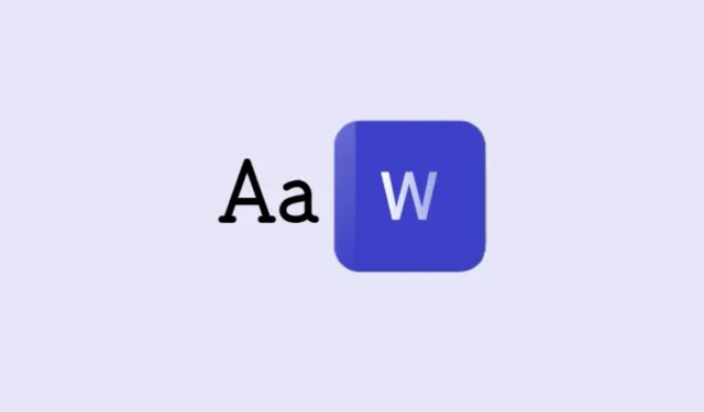 Come modificare il carattere predefinito su Microsoft Word
