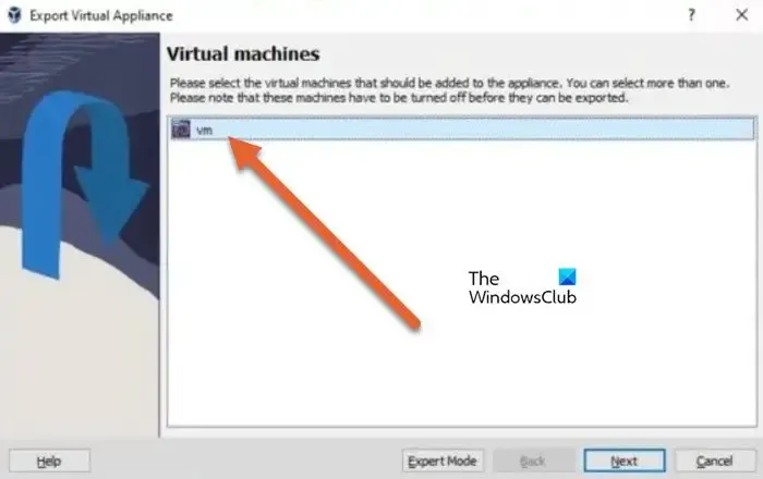 przekonwertuj VirtualBox na VMware