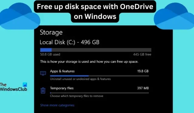 Cómo liberar espacio en disco con OneDrive en Windows 11