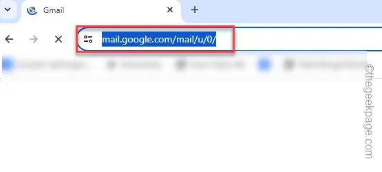 タブ分での Gmail