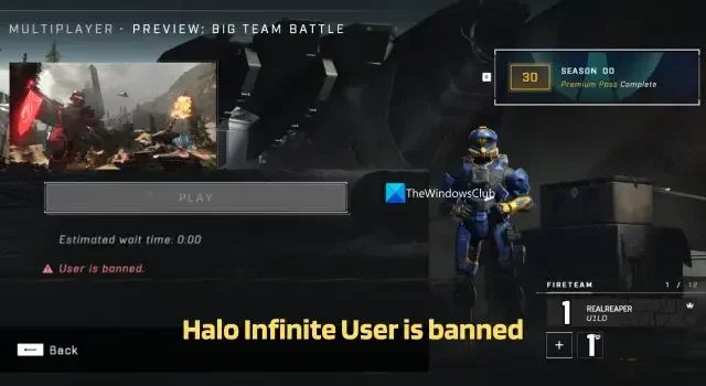 L’utente di Halo Infinite è stato bannato: timer del ban, durata, motivo, correzioni
