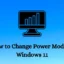 Como alterar o modo de energia no Windows 11