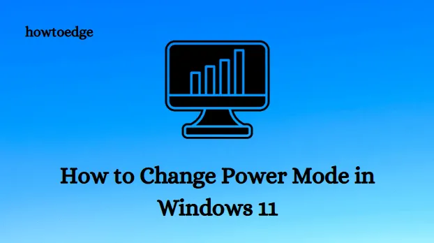Comment changer le mode d'alimentation dans Windows 11