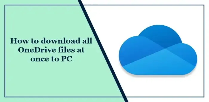 PC에 한 번에 모든 OneDrive 파일을 다운로드하는 방법