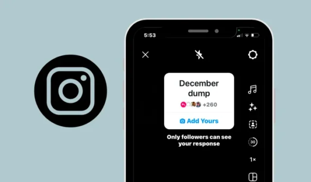 Hoe je bestaande Add Yours-stickers kunt vinden op Instagram