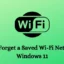 Windows 11で保存したWi-Fiネットワークを忘れる方法