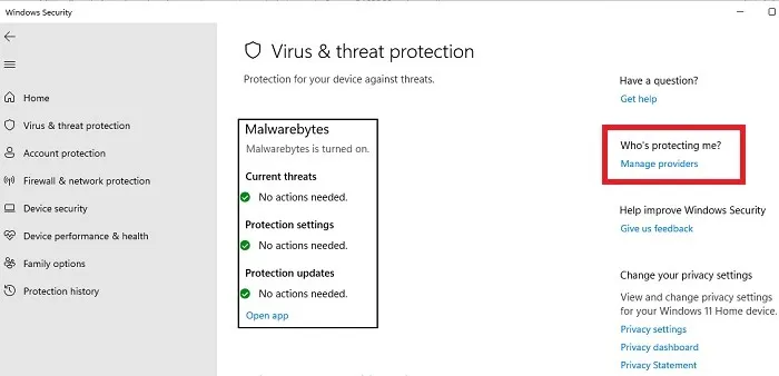 So deaktivieren Sie Windows Defender-Verwaltungsanbieter dauerhaft