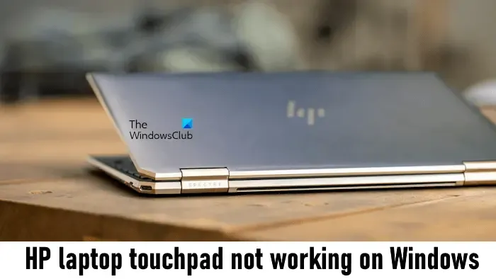 HP laptop touchpad werkt niet