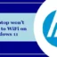 HP 노트북은 Windows 11에서 WiFi에 연결되지 않습니다.