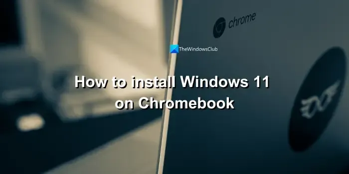 Installieren Sie Windows 11 auf Chromebook