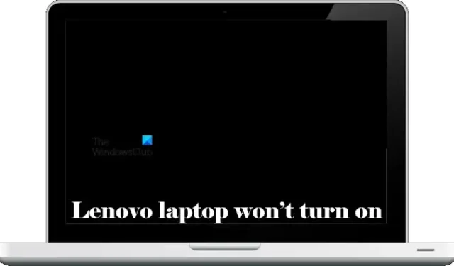 O laptop Lenovo não liga [Fix]
