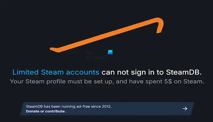 Account Steam limitati