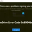 Correggi il codice di errore di OneDrive 0x8004de81