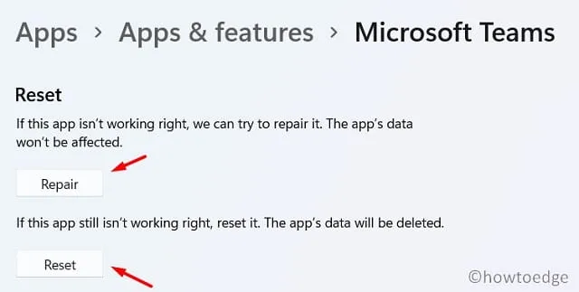 Restablecer o reparar equipos de Microsoft