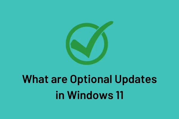 Windows 11의 선택적 업데이트란 무엇이며 설치 방법