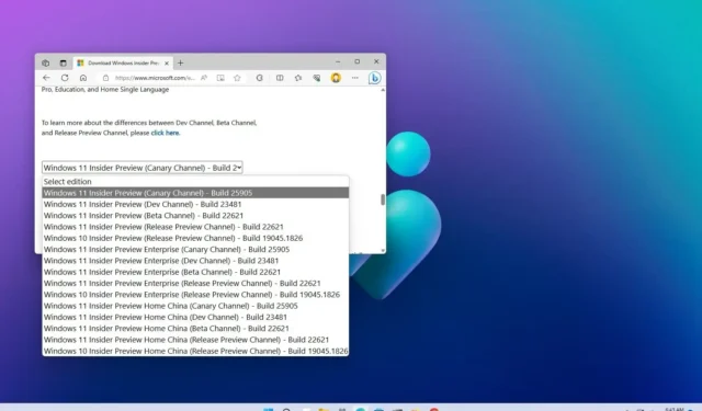 Laden Sie die ISO-Datei für Windows 11 Build 26040 Insider Preview herunter