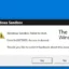 Windows Sandbox n’a pas pu démarrer – L’accès est refusé
