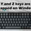 Y- und Z-Tasten sind unter Windows 11/10 vertauscht