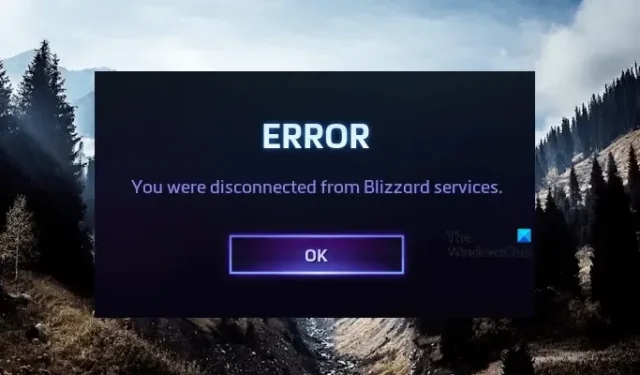 Você foi desconectado dos serviços da Blizzard [Fix]