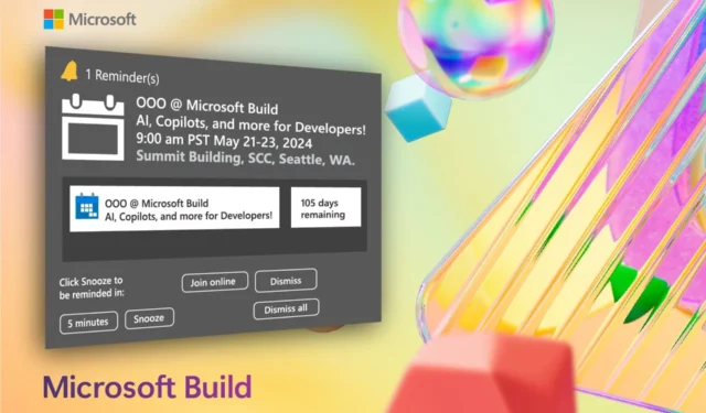 Microsoft Build 2024: 참석 장소 및 기대 사항