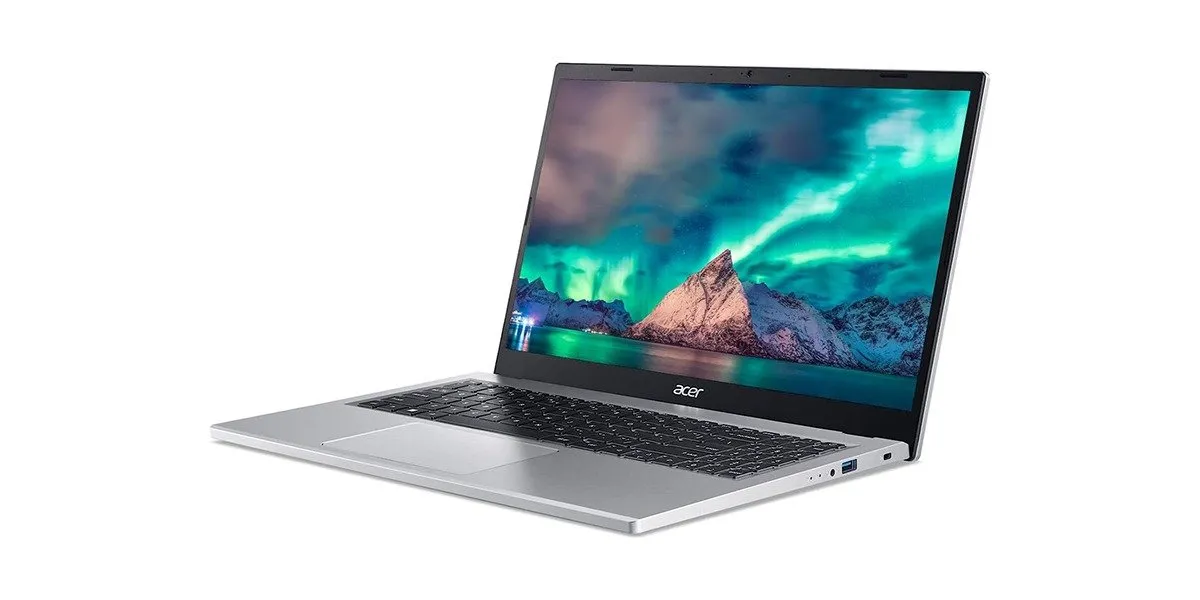 Acer Aspire 3 2023 preisgünstiger Windows-Laptop mit AMD Ryzen 3 und 5 der 7. Generation.