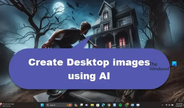 Come creare uno sfondo del desktop utilizzando l’intelligenza artificiale