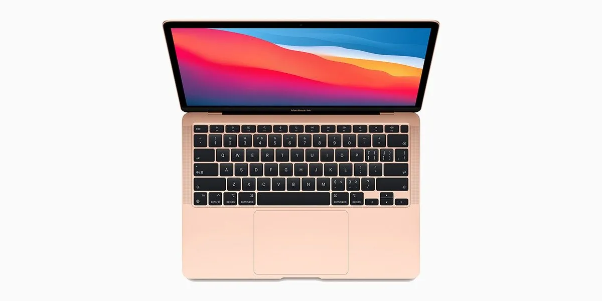 Apples neuer Macbookair-Hintergrundbildschirm 11102020