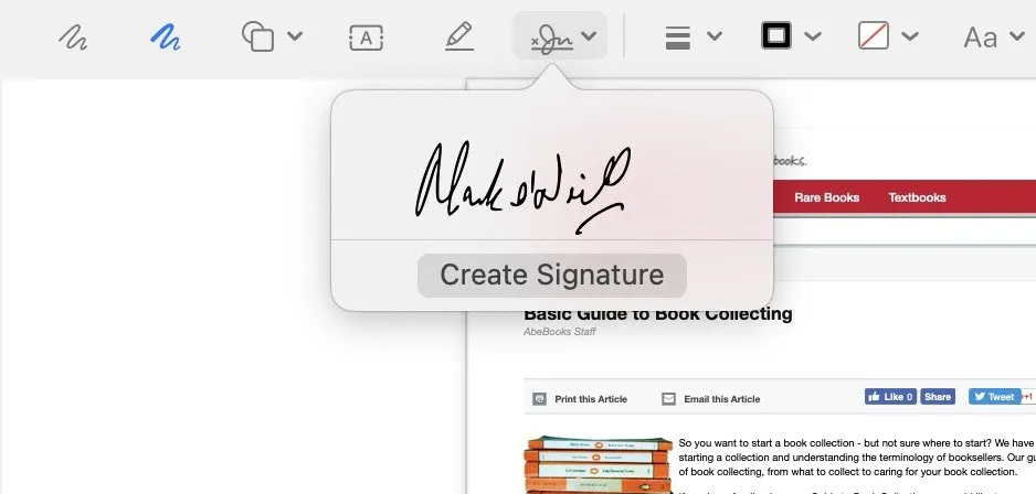 Apple Conseils Notes Signature