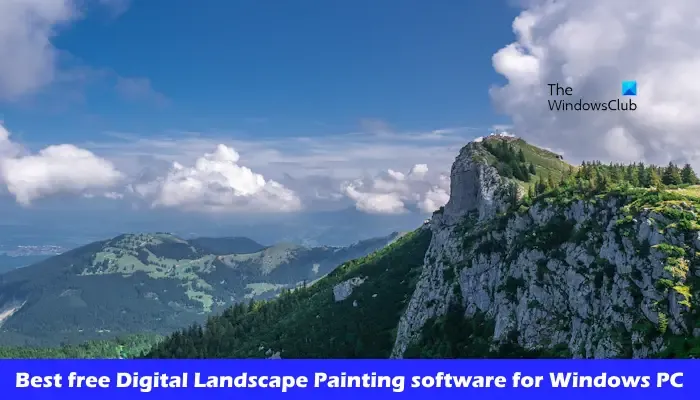 Melhor software gratuito de pintura digital de paisagens