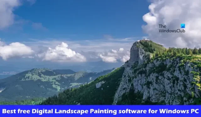 El mejor software gratuito de pintura de paisajes digitales para PC con Windows